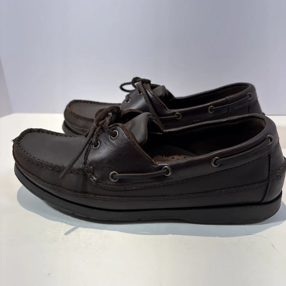 Men's‎ NUNN BUSH Casual Deck Boat Shoes, Size 9W 81955-02 Chocolate Bark